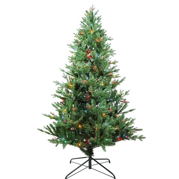 Kurt Adler 6Foot PreLit MultiColor Incandescent Jackson Pine Tree