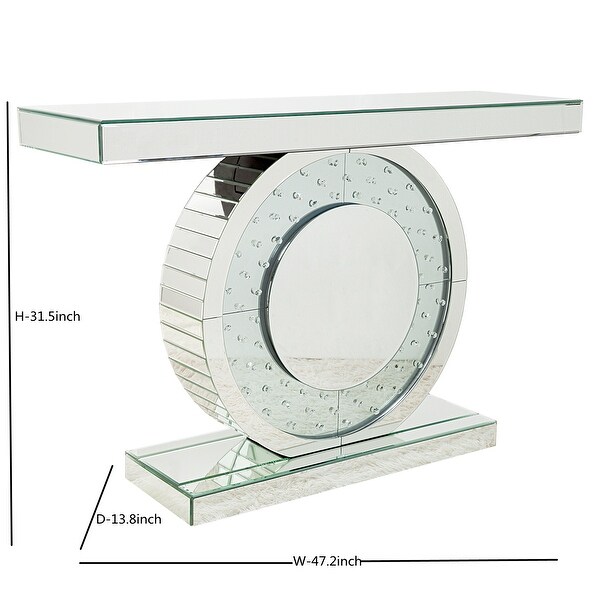 Mirrored Console Table Rectangular Sofa Table