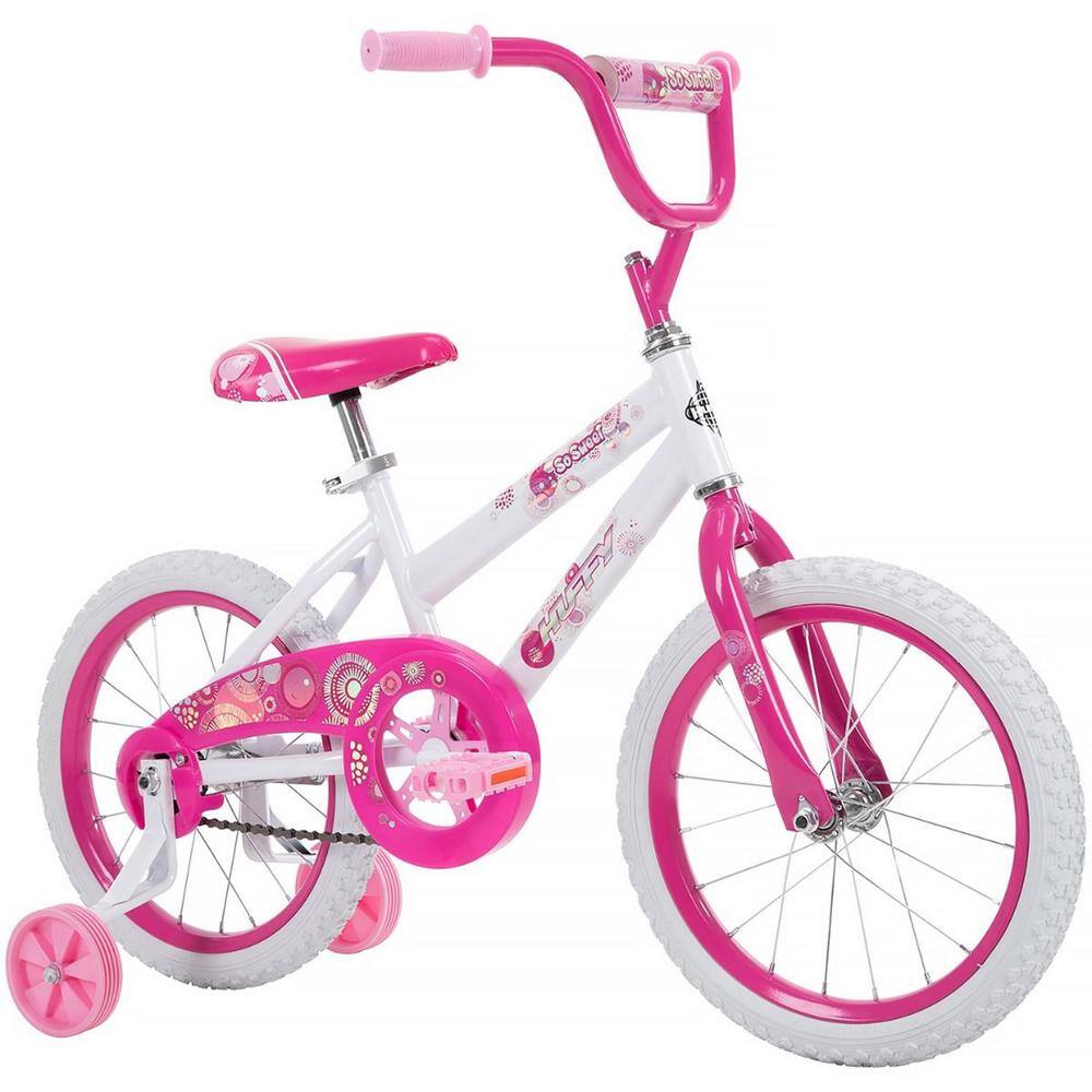 Huffy So Sweet 16 in. White and Pink Girls' Bike 21810