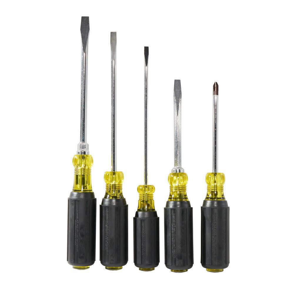 Klein Tools Cushion-Grip Screwdriver Set 5 Pc 85075 from Klein Tools