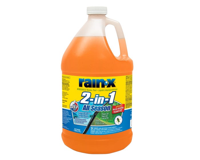 Rain X® -25ºF All Season 2-in-1 Windshield Washer Fluid， 1 Gallon - RAIN113645