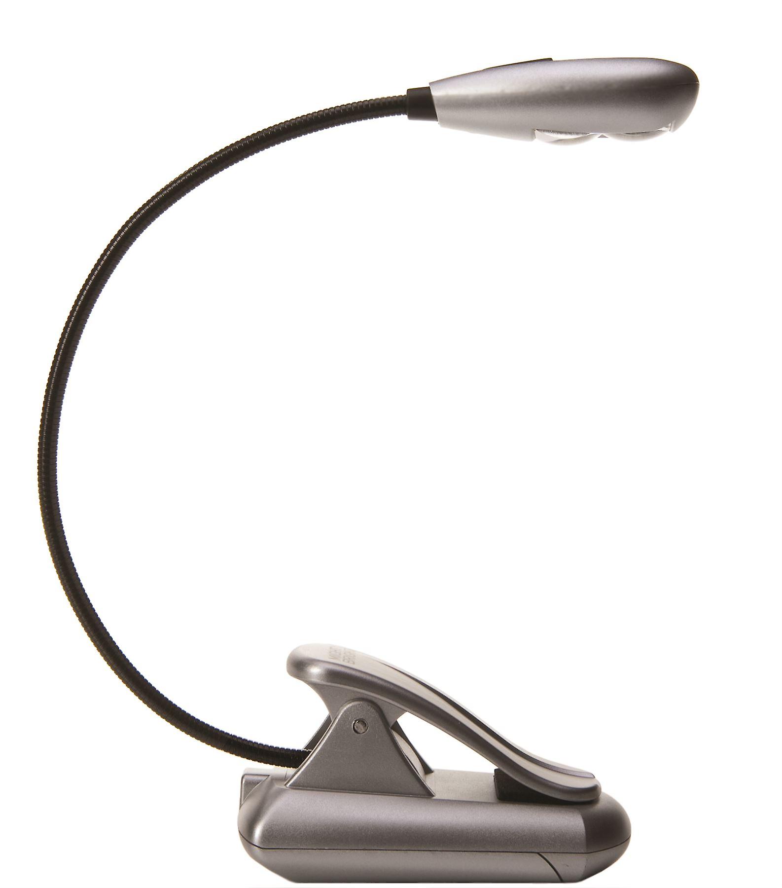 Mighty Bright XtraFlex 2 LED Book Light Silver