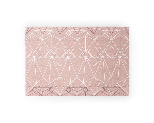 Mareike Boehmer Simplicity Looped Vinyl Welcome Mat Society6