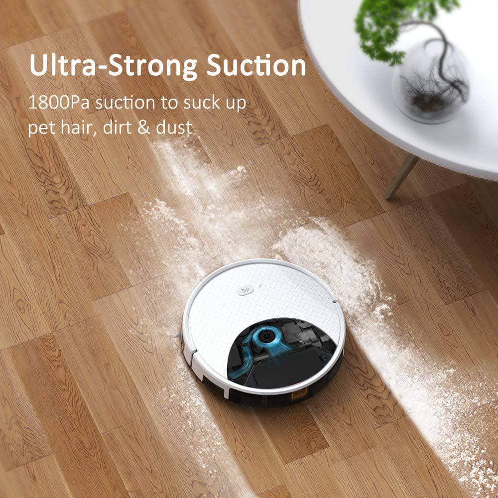 Tesvor x500 Pro Robot Vacuum Cleaner and Mop 1800Pa Strong Suction SelfCharging WiFi Connected