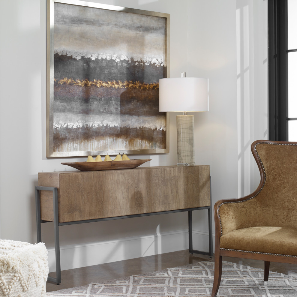 Uttermost Nevis Contemporary Console Table   Modern   Console Tables   by Zin Home  Houzz