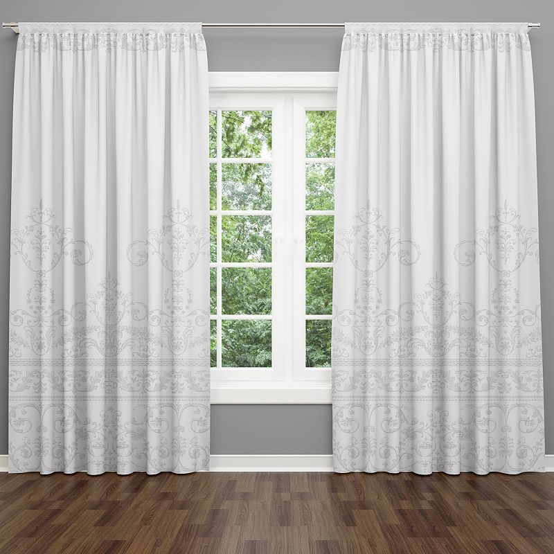 Levtex Home Belvedere Cream 2-pack Window Curtain Set