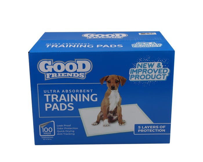 Good Friends Puppy Housebreaking Pads， 100 Count Pack