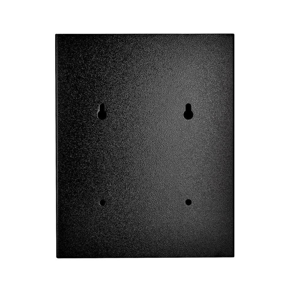 AdirOffice Black Heavy-Duty Secured Safe Drop Box with Mailbox 631-07-BLK-PKG