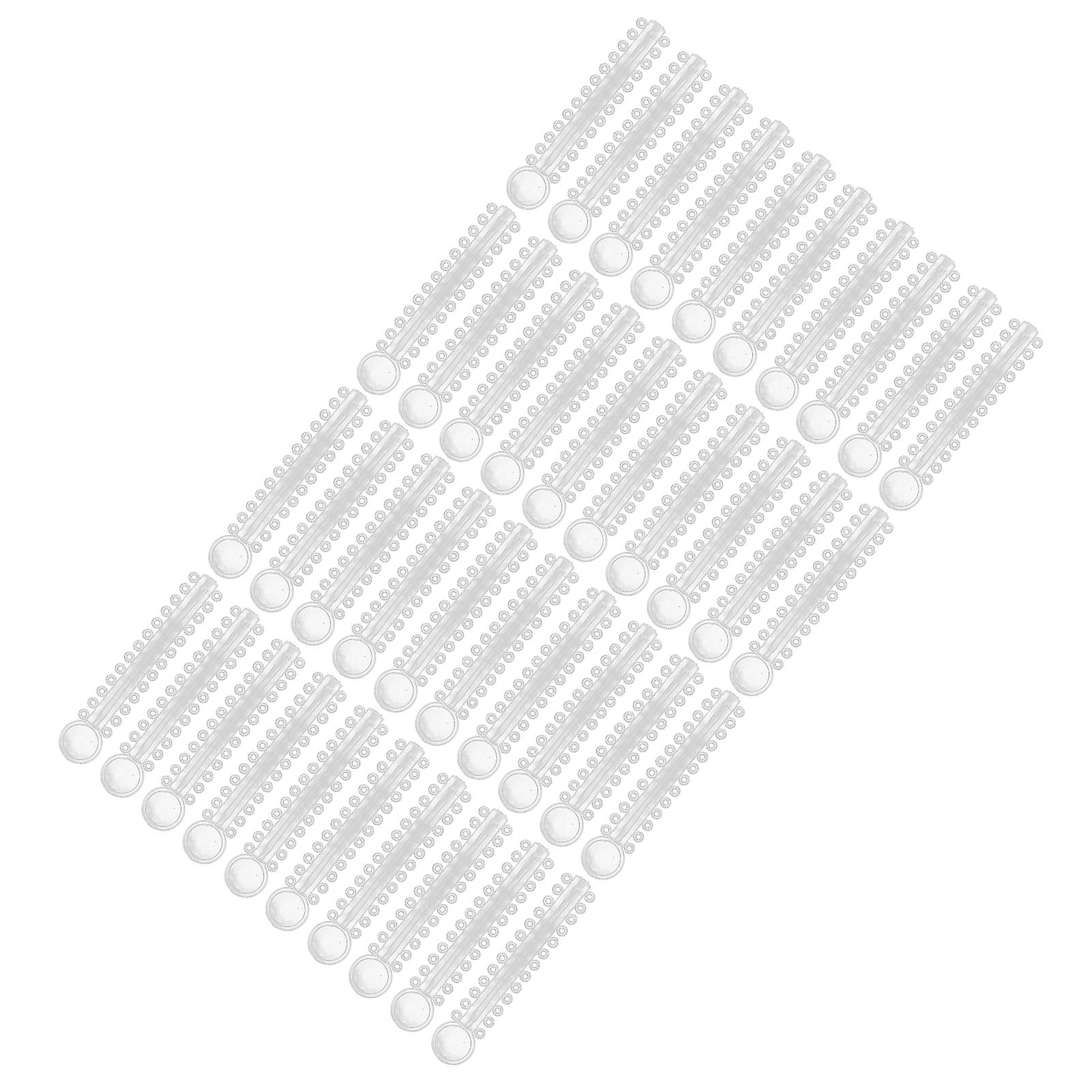 40pcs Transparent Dental Ligature Ties Dental Teeth Braces Orthodontic Brackets Accessory