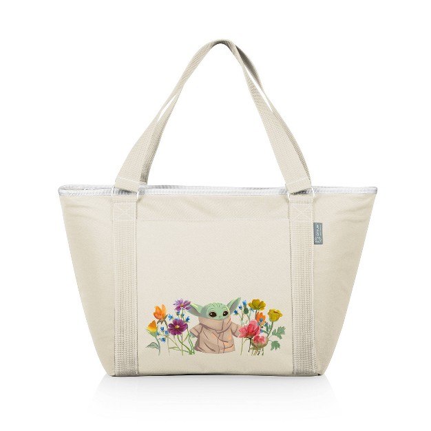 Picnic Time Mandalorian The Child Flowers Topanga 19qt Cooler Tote Bag Sand