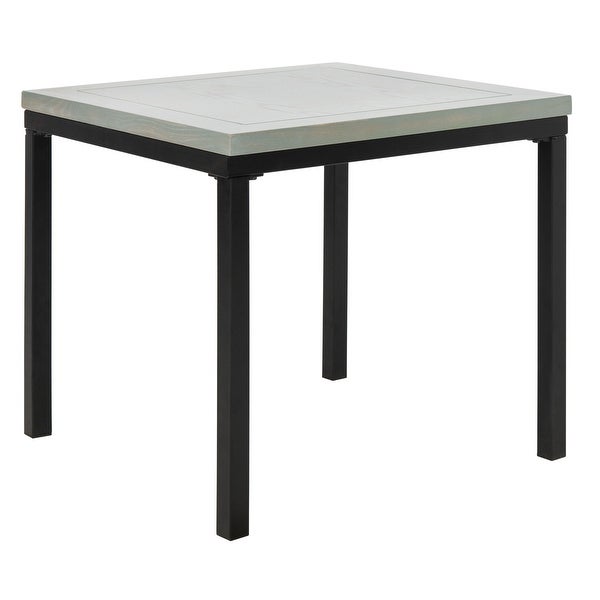 SAFAVIEH Dennis Ash Grey Side Table - 0