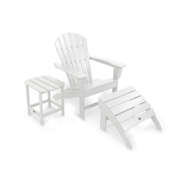 POLYWOOD South Beach Adirondack Chair 3Piece Set