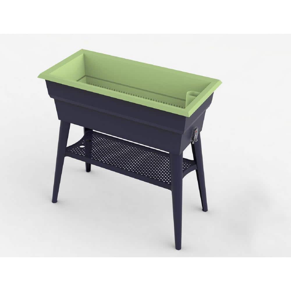 Bosmere English Garden Maxi 32 in. L x 15 in. W x 31-1/2 in. H Self Watering Plastic Raised Garden Bed L770