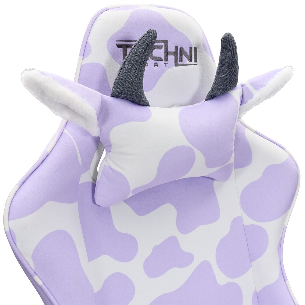 Techni Sport TS85 Cow Print Series Gaming Chair