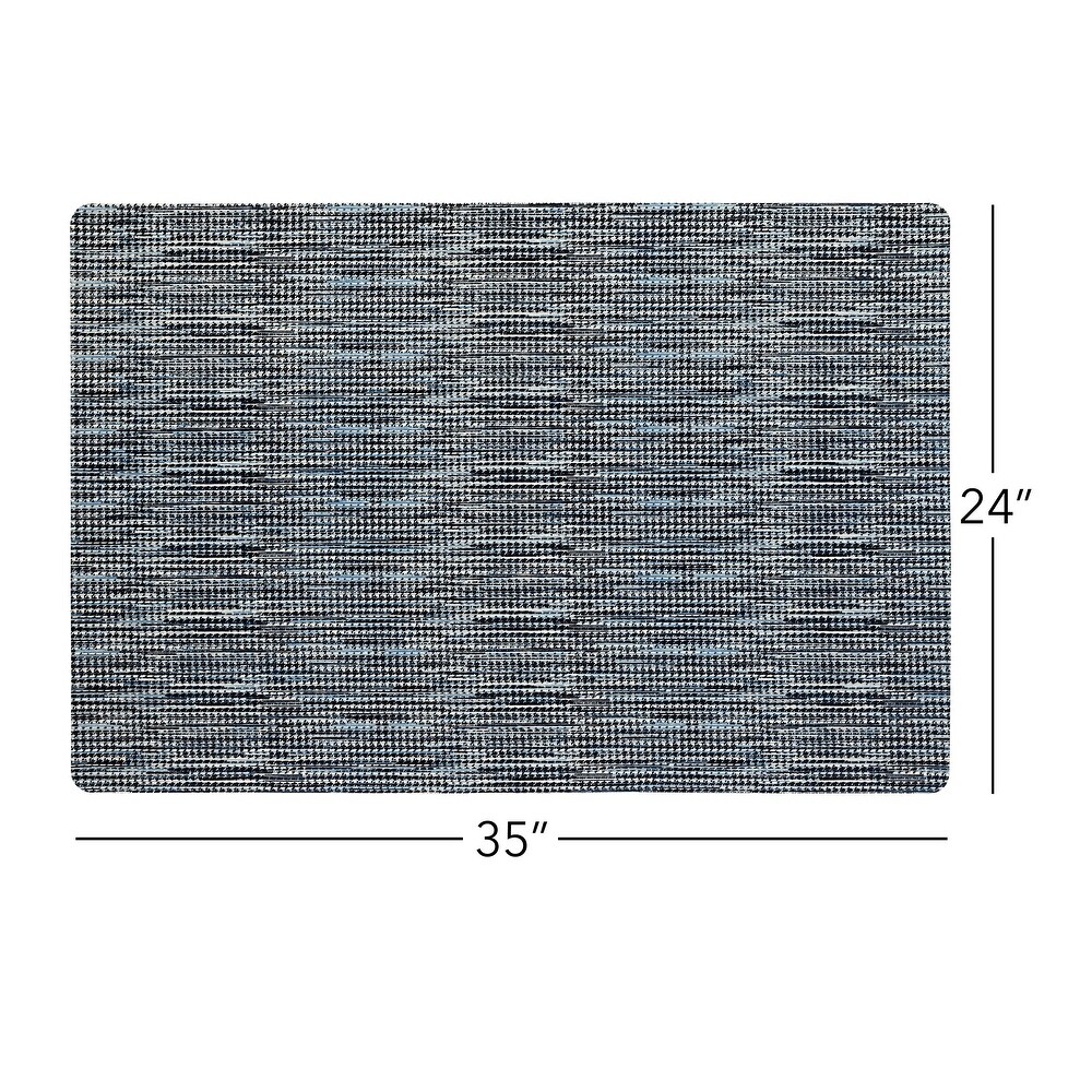 SoHome Smooth Step Houndstooth Machine Washable Utility Mat  24\
