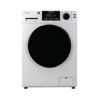 EQUATOR ADVANCED Appliances 1.62 cu.ft. Pet Compact 110V VentedVentless 15 lbs Sani Washer Dryer Combo 1400 RPM in White EZ 4600 W