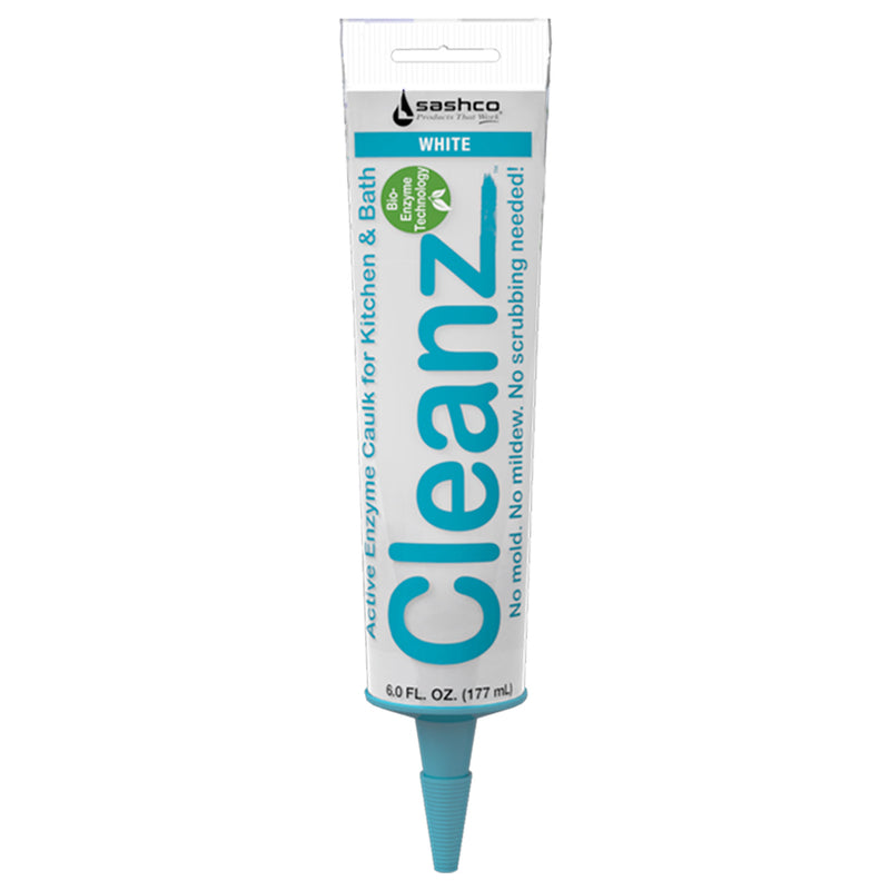 CLEANZ CAULK KB WHT 6OZ