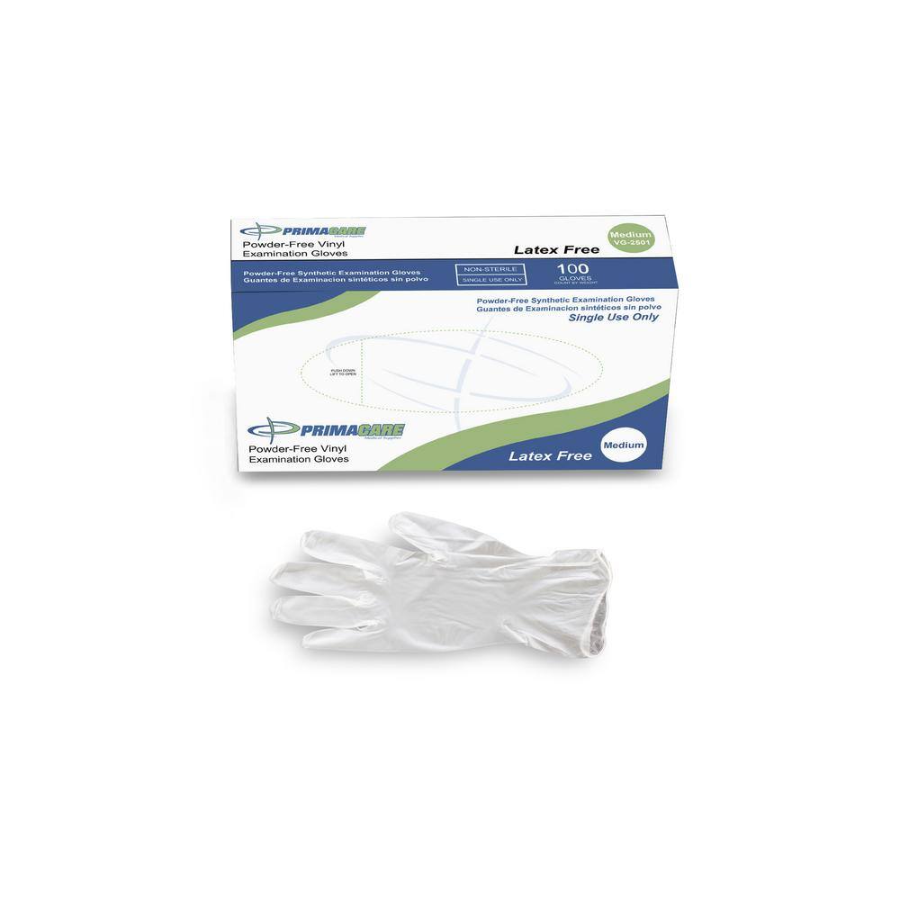 MediumLarge Powder Free Disposable Vinyl Gloves (10-Pack of 100-Count) VGHD-2505