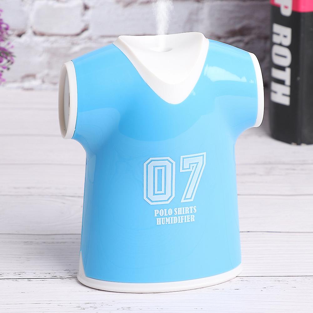 Shirt Shape Air Humidifier Mini Usb Night Light Portable Humidifier For Home Blue