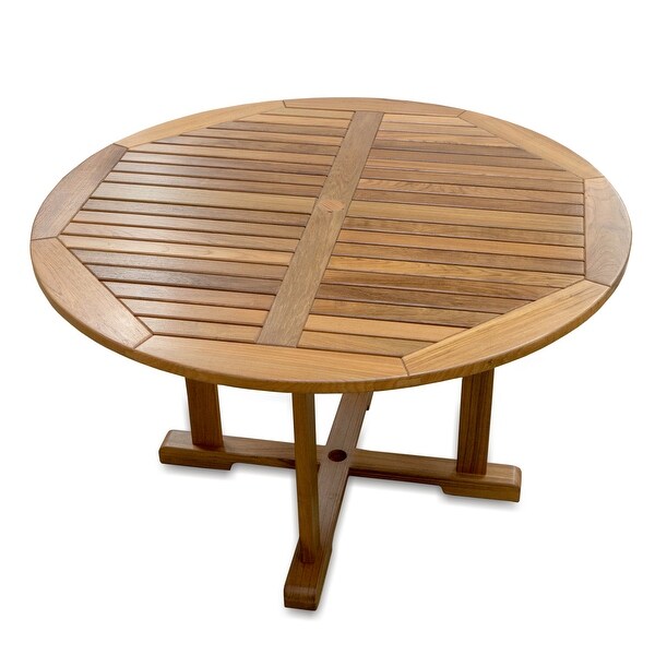 Round Teak Patio Table