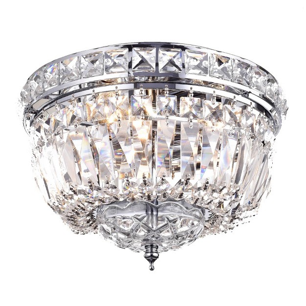 X 13 quot X 7 quot Landek Crystal Ceiling Lamp Clear Warehouse Of 