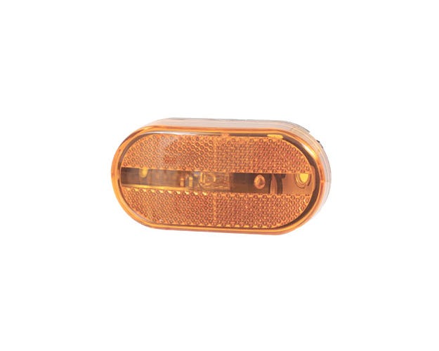 Optronics Amber Oblong Reflector Marker Clearance Light Reflex - MC31AS