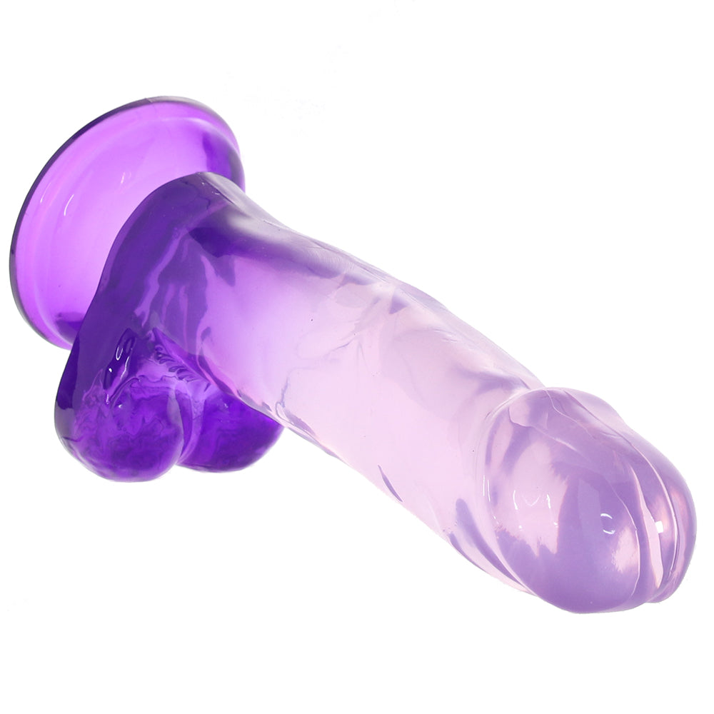 King Cock 7 Inch Ballsy Dildo in Purple