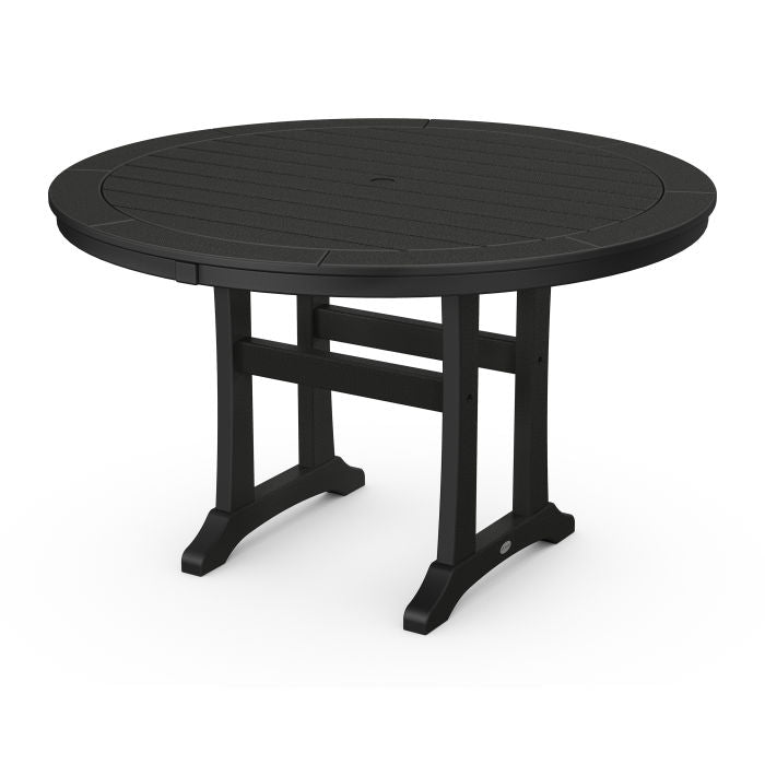 POLYWOOD 48 Round Outdoor Table - NAUTICAL Style  Dining, Counter or Bar Height