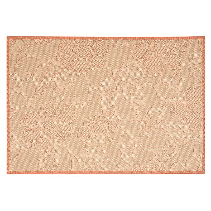 Safavieh Courtyard Floral Sketch Indoor Outdoor Rug