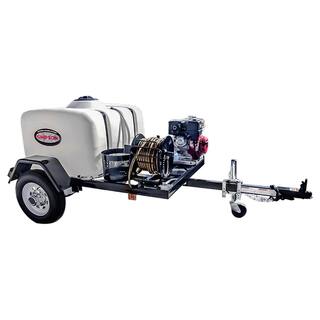 SIMPSON Mobile Trailer 4200 PSI 4.0 GPM Cold Water Gas Pressure Washer with HONDA GX390 Engine (49-State) 95002