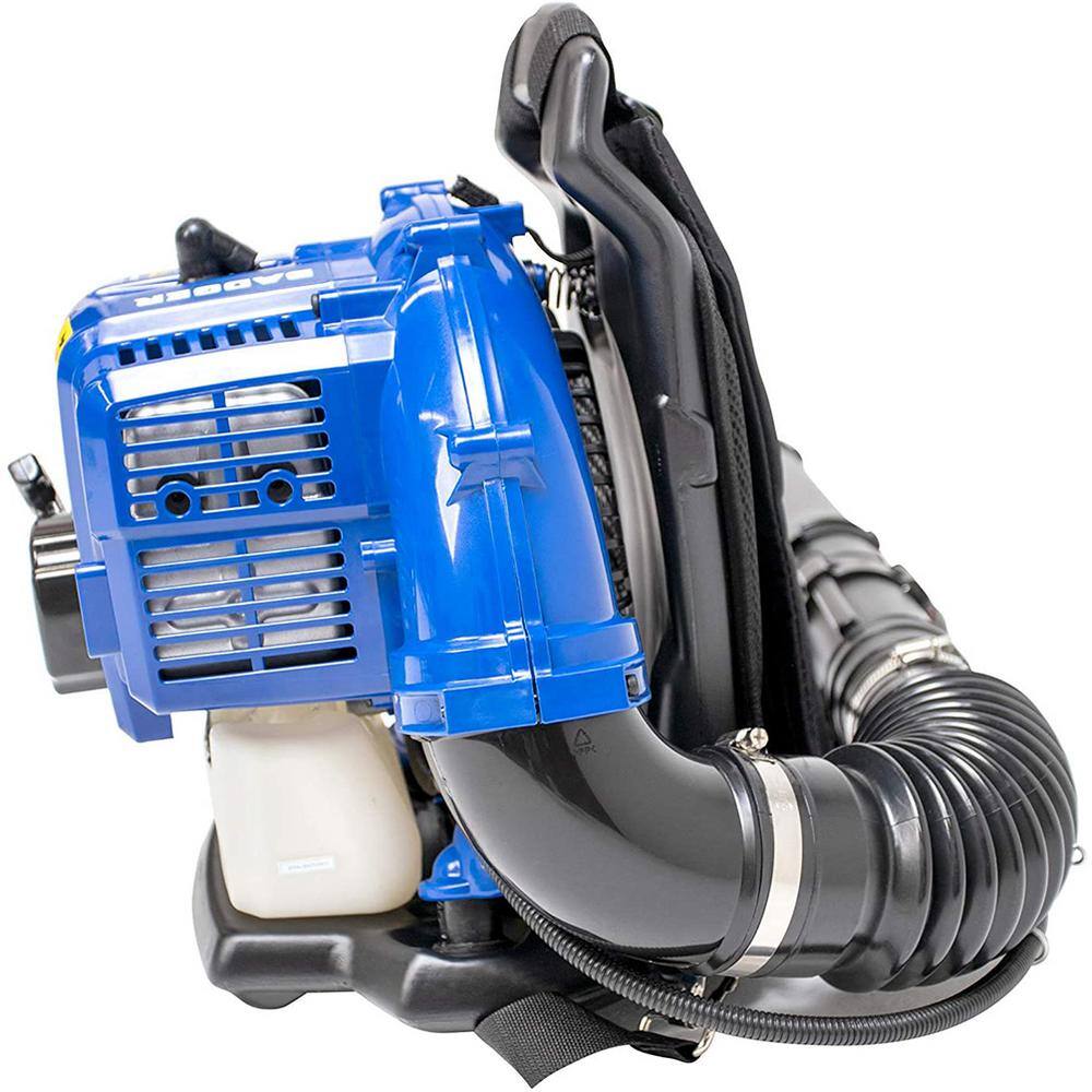 WILD BADGER POWER Super-Duty 190 MPH 550 CFM 43 cc Gas Full Crank 2-Cycle Back Pack Leaf Blower