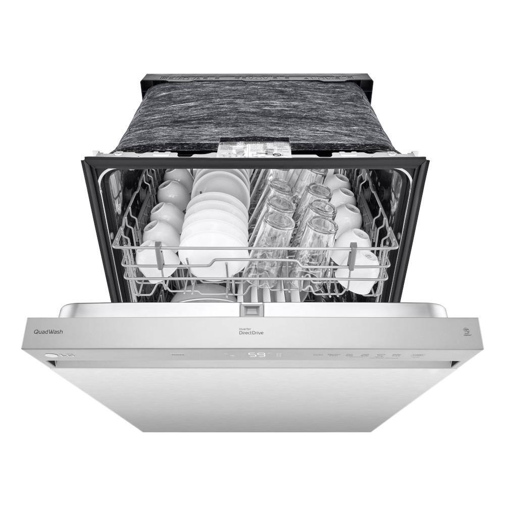 LG 24 in. in Stainless Steel Front Control Dishwasher LDFN3432T