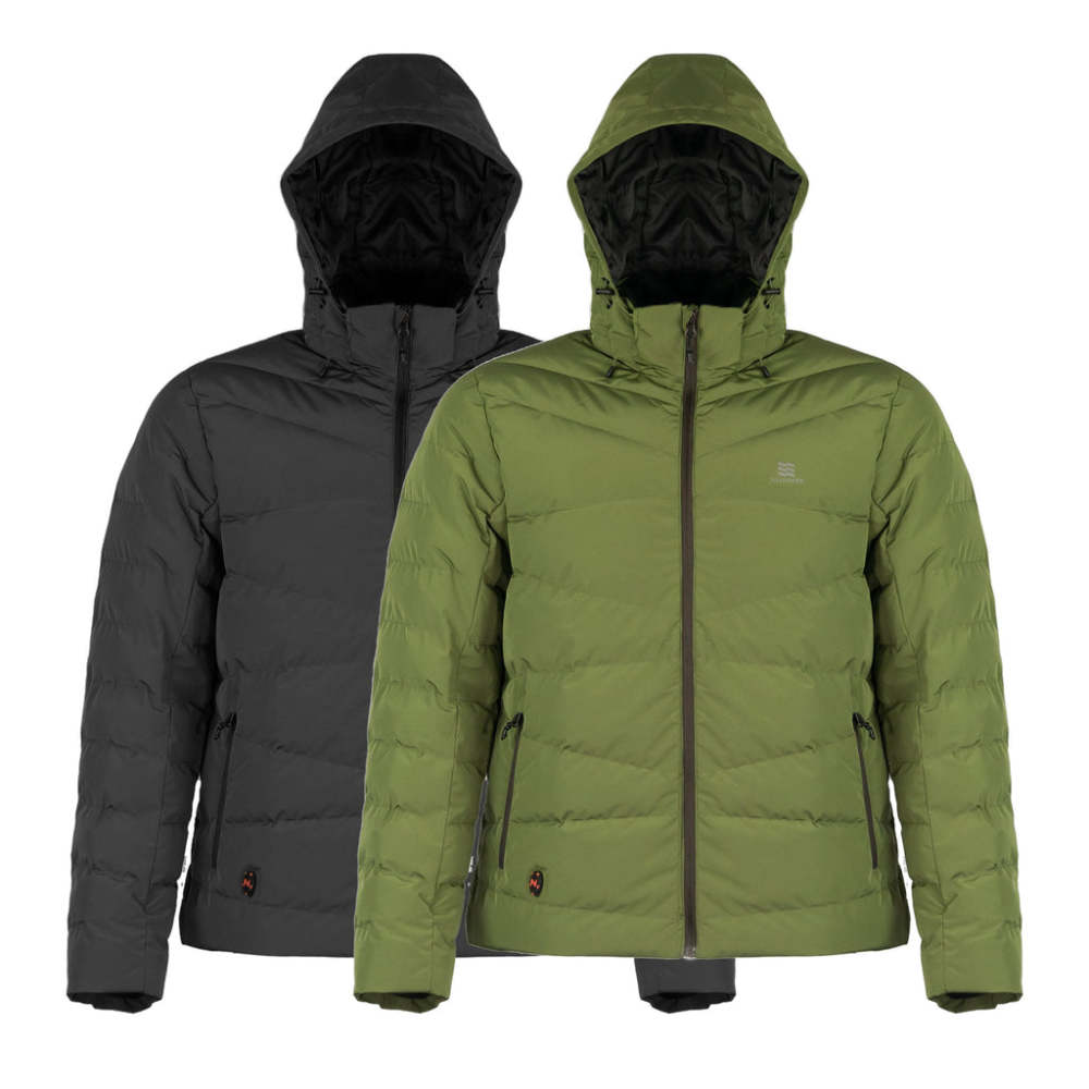 Mobile Warming 7.4V Crest Heated Jacket Mens Green 2X ;