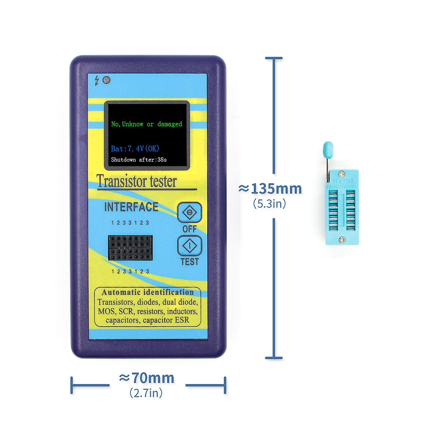 Special Version Multi-purpose Transistor Tester 128*160 Diode Thyristor Capacitance Resistor Inductance Mosfet Esr Lcr Meter