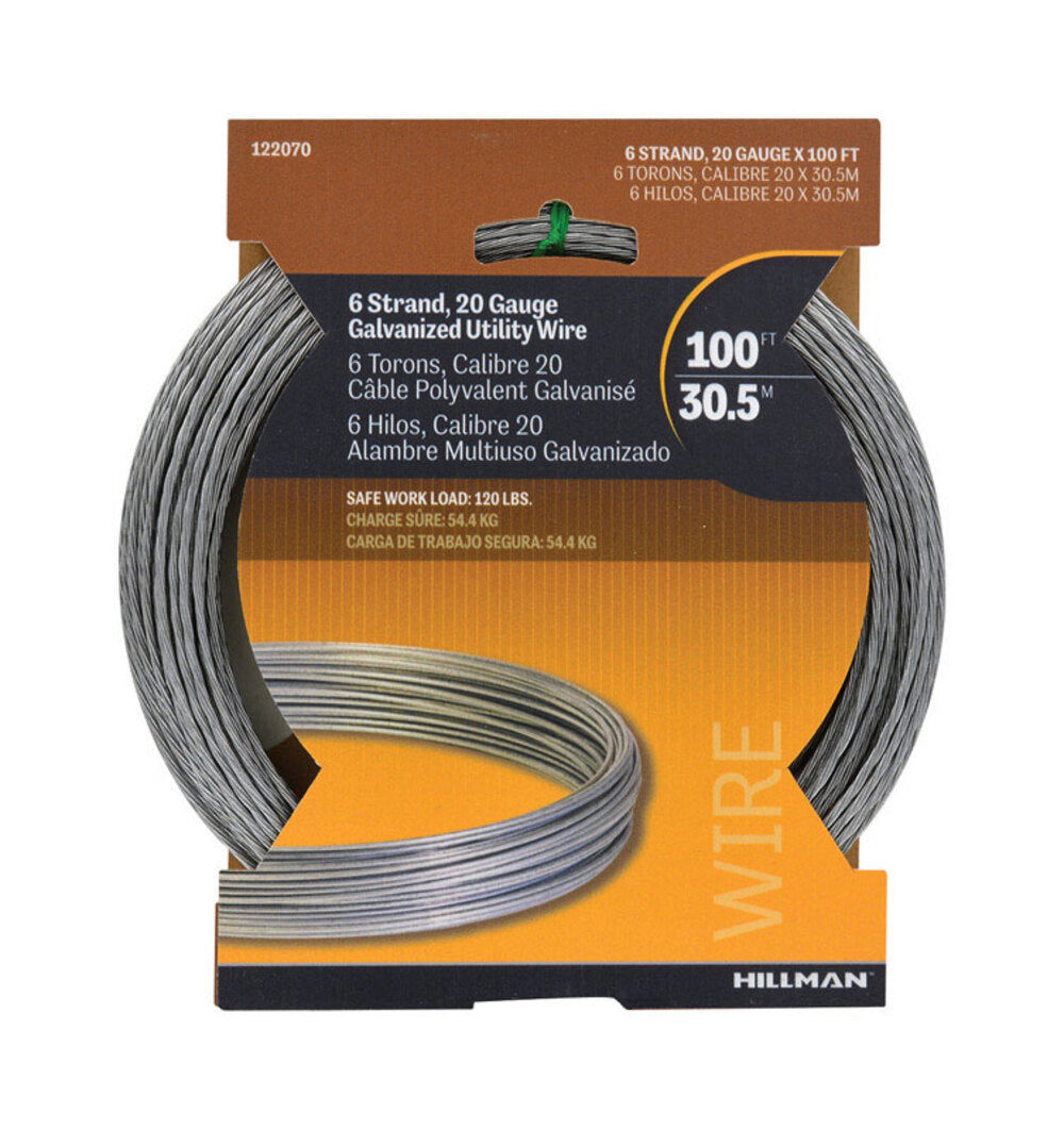 WIRE CLOTHES20GA100'6STR