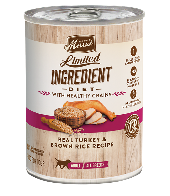 Merrick Limited Ingredient Real Turkey Grain Inclusive Wet Dog Food