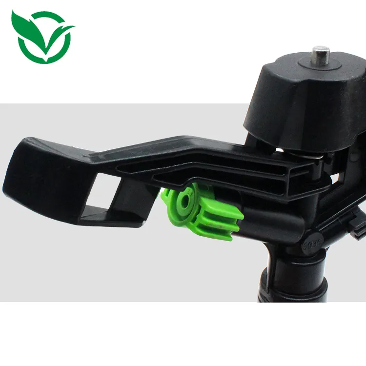 Drop Shipping Factory Supply 360 Gear Drive Rotary Lawn Agriculture Farm  Water Irrigation Impact Sprinkler with Spike Garden