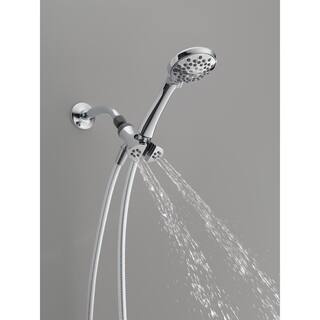 Peerless 3-Spray Patterns 1.75 GPM 3.5 in. Wall Mount Handheld Shower Head in Chrome 76341