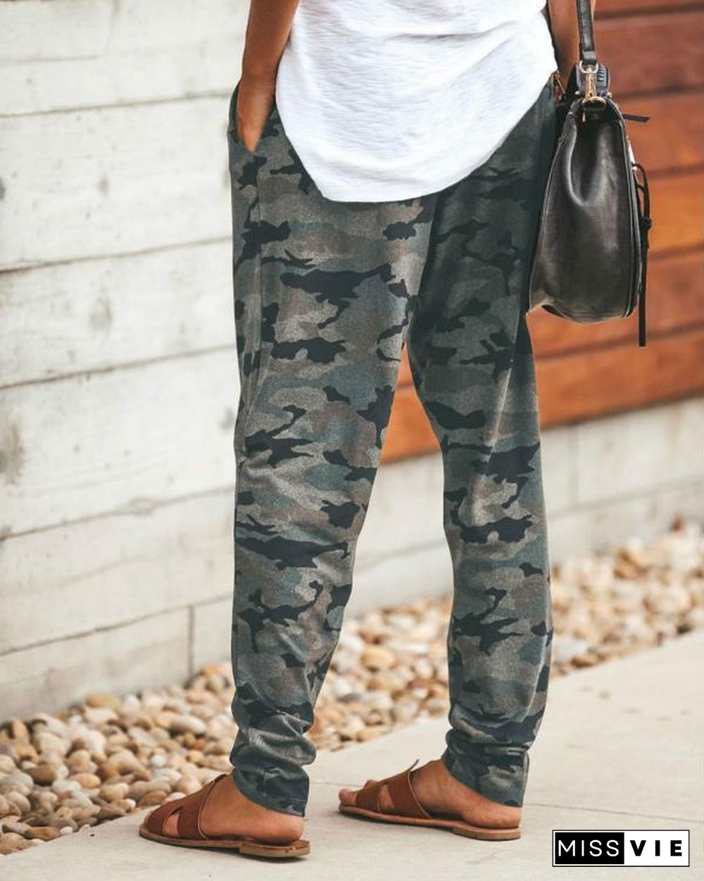 Fashion Camouflage Slim Casual Pants