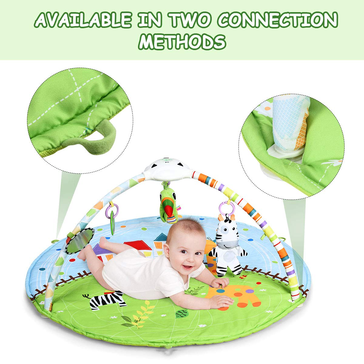 Baby 5-in-1 Farm Exploration Activity Gym Play Mat