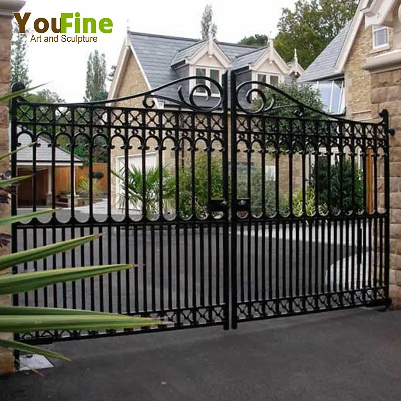 wrought Iron Gate Design/ Iron Fancy Gates for Homes