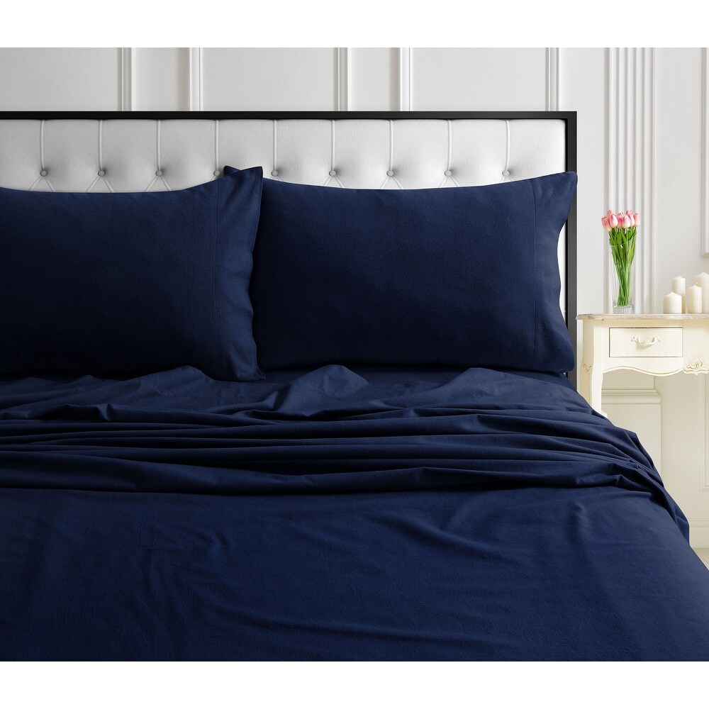 Cozy Ultra soft Flannel Deep Pocket Oversized Bed Sheet Set