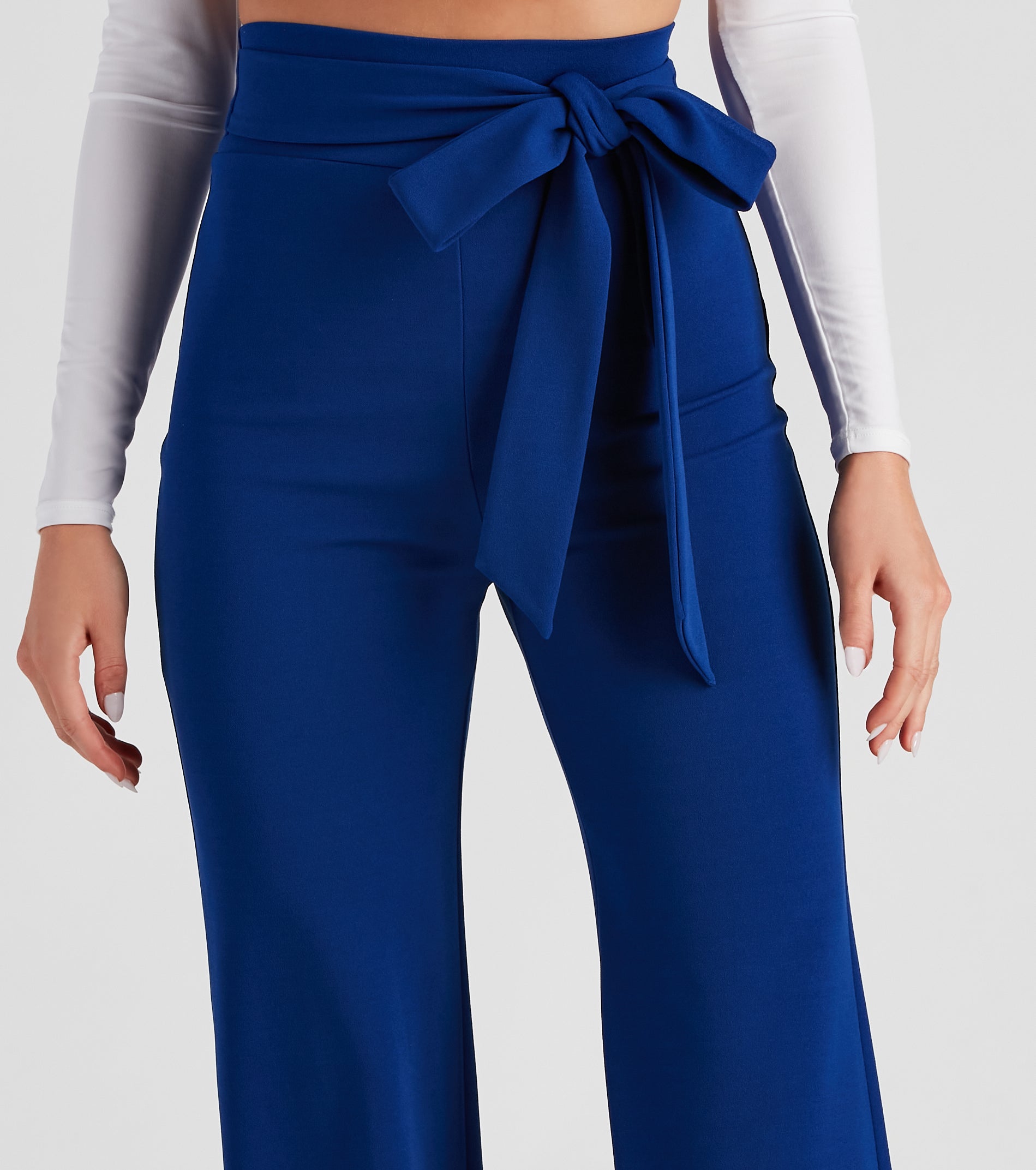 Sealed With Style Tie-Front Pants