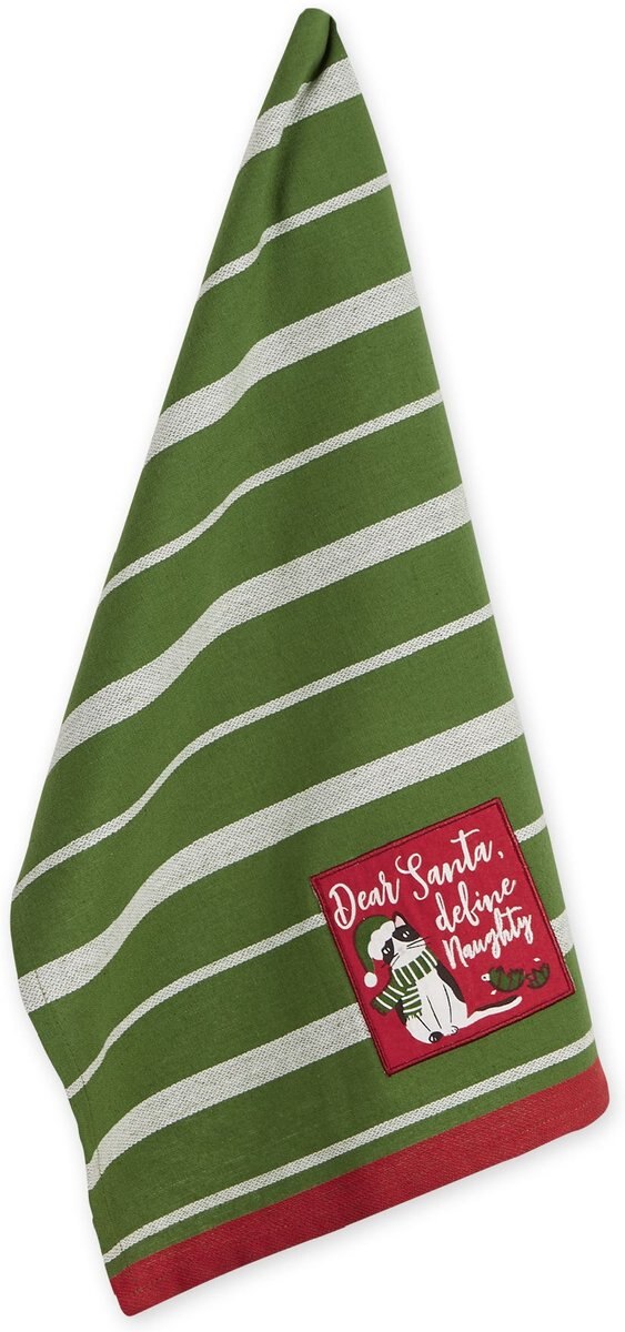 Design Imports Dear Santa Embellished Dish Towel