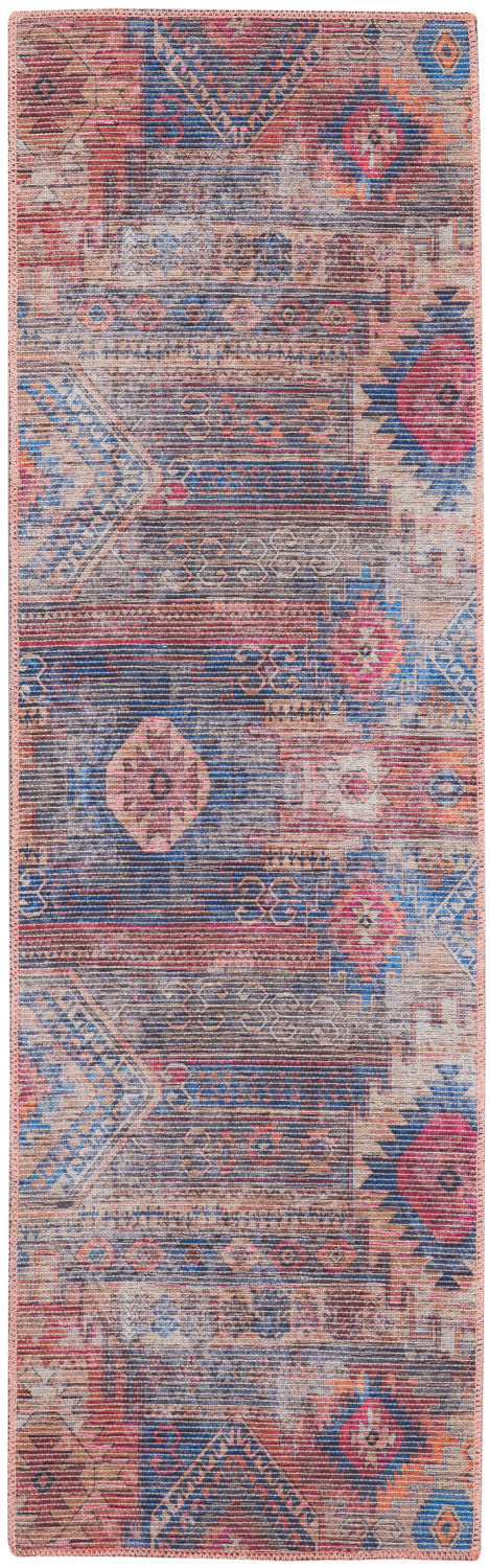 Machine Washable Series Multicolor Vintage Rug