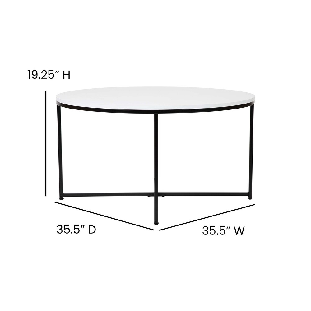 Signature Design by Ashley Coylin Cocktail Table   Tempered Glass Table