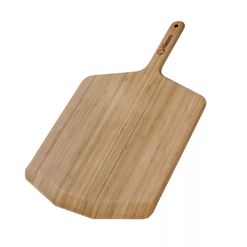 Chef Pomodoro 14-inch Pizza Peel， Lightweight Wooden Pizza Paddle And Serving Board