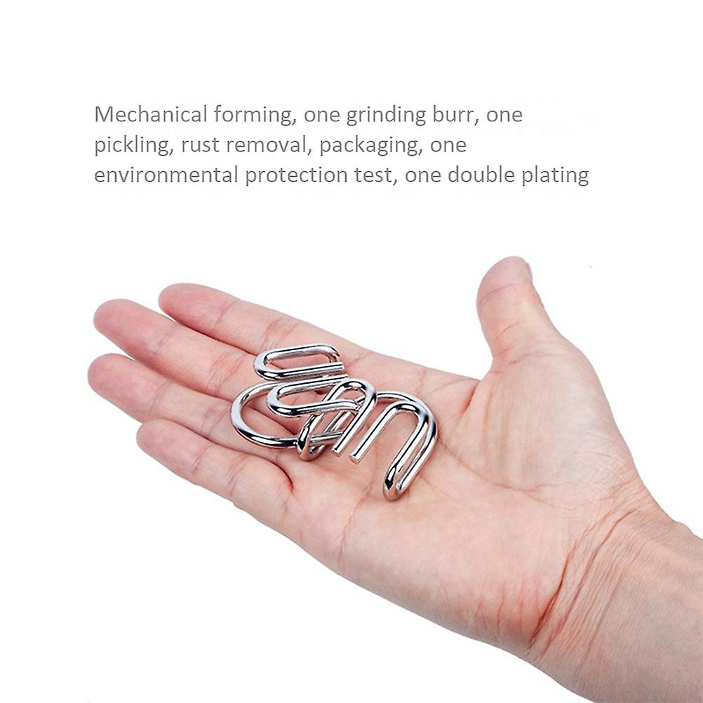 Metal Wire Puzzles IQ Test Mind Game Toys Brain Teaser Metal Wire Puzzles Magic Trick Toy