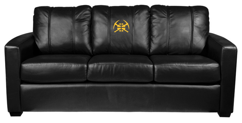 Denver Nuggets Secondary Stationary Sofa Commercial Grade Fabric   Contemporary   Sofas   by DreamSeats LLC  Houzz