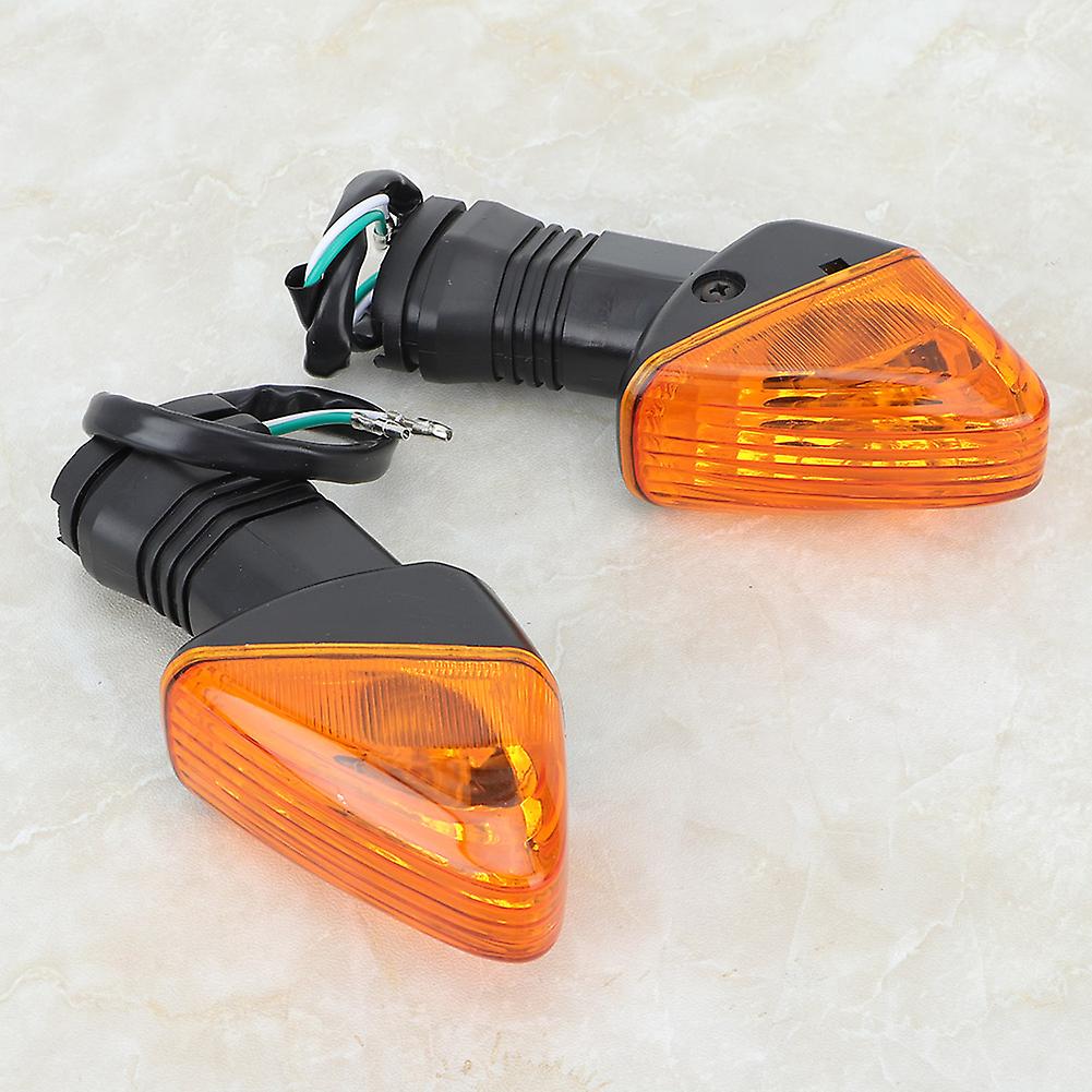 Turn Signal Light Lamp Fit For Kawasaki Zx 6r Motorcycle Modification Accessories(blackandyellow)